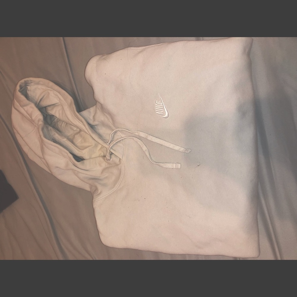 White Nike hoodie